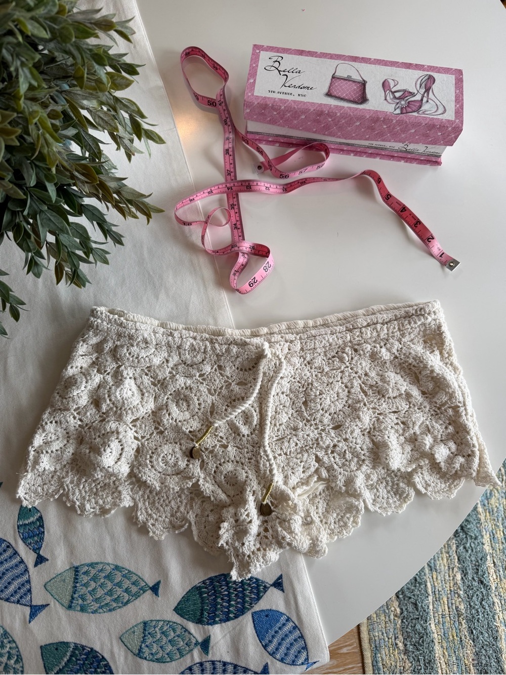 Vintage Crochet Lace Shorts